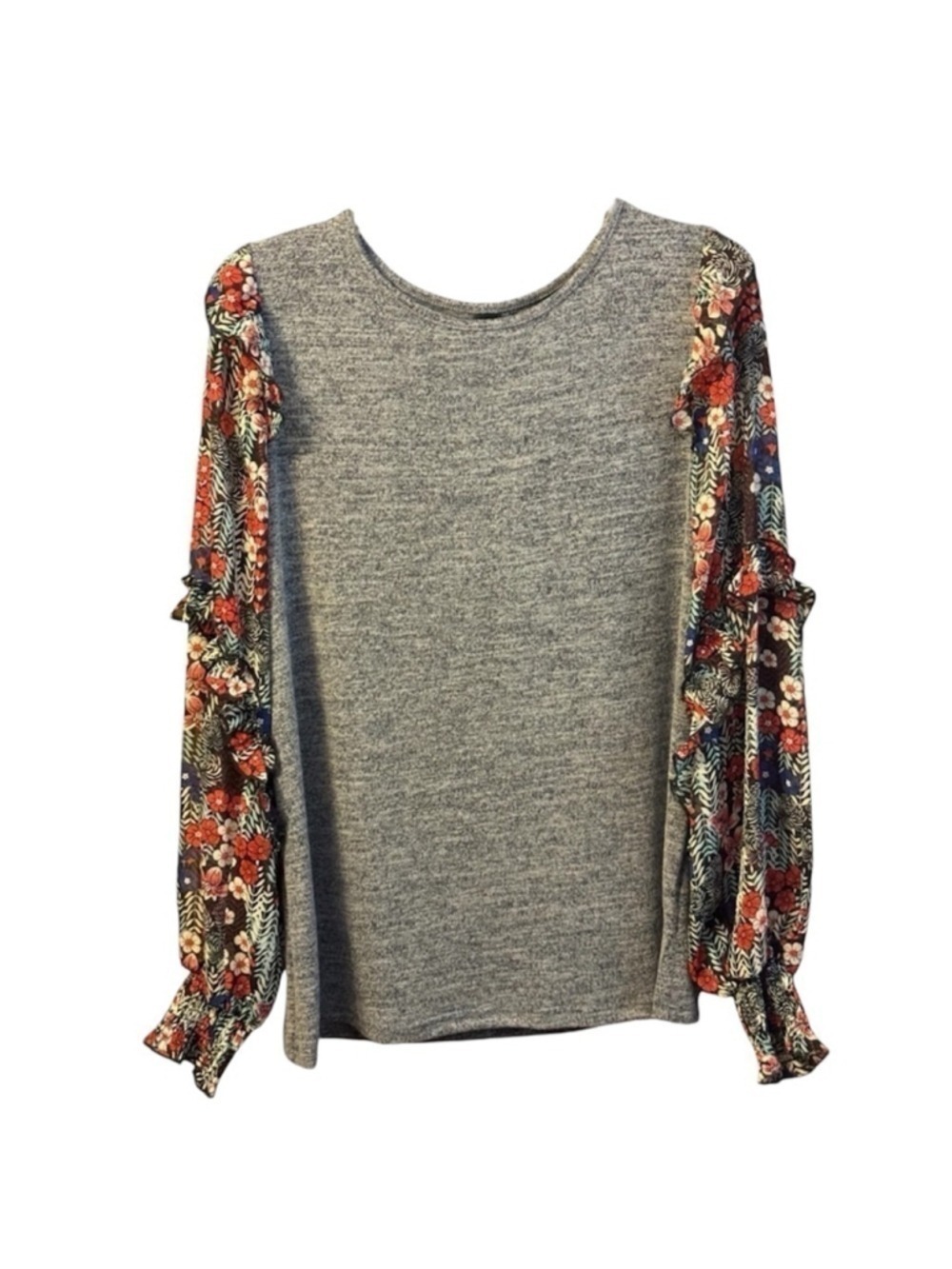 Shein Women's Large Layered Sleeve Shirt
